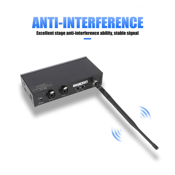 XTUGA  IEM1100 Professional Wireless In Ear Monitor System 5 BodyPacks(EU Plug)