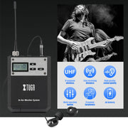 XTUGA  IEM1100 Professional Wireless In Ear Monitor System 5 BodyPacks(EU Plug)