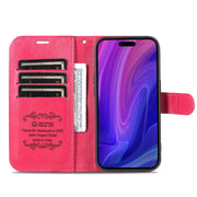 For iPhone 15 Pro Max AZNS Sheepskin Texture Flip Leather Phone Case(Red)