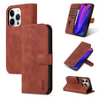 For iPhone 15 Pro Max AZNS Skin Feel Calf Texture Flip Leather Phone Case(Brown) - iPhone 15 Pro Max Cases by AZNS | Online Shopping South Africa | PMC TechLife | Buy Now Pay Later Mobicred
