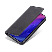 For iPhone 15 Pro AZNS Magnetic Calf Texture Flip Leather Phone Case(Black)