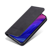 For iPhone 16 Pro AZNS Magnetic Calf Texture Flip Leather Phone Case(Black)