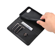 For iPhone 16e AZNS Magnetic Calf Texture Flip Leather Phone Case(Black)
