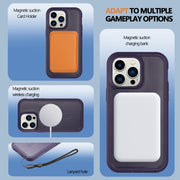For iPhone 15 Pro Defender Series XT MagSafe Magnetic PC + TPU Shockproof Phone Case(Dark Purple)