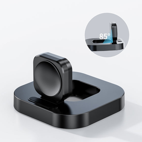 For Apple Watch JJT-A56 Portable Foldable Wireless Charger(Black)