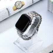 For Apple Watch SE 40mm Five Beads Titanium Steel Watch Band(Silver)