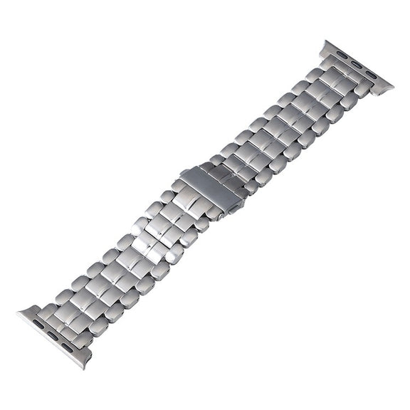 For Apple Watch SE 40mm Five Beads Titanium Steel Watch Band(Silver)