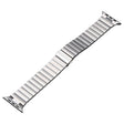 For Apple Watch SE 2023 40mm Flat Buckle Stainless Steel Watch Band(Silver) - Watch Bands by PMC TechLife | Online Shopping South Africa | PMC TechLife | Buy Now Pay Later Mobicred