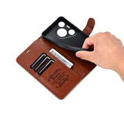 For Huawei Pura 70 Pro / 70 Pro+ AZNS Sheepskin Texture Flip Leather Phone Case(Brown)
