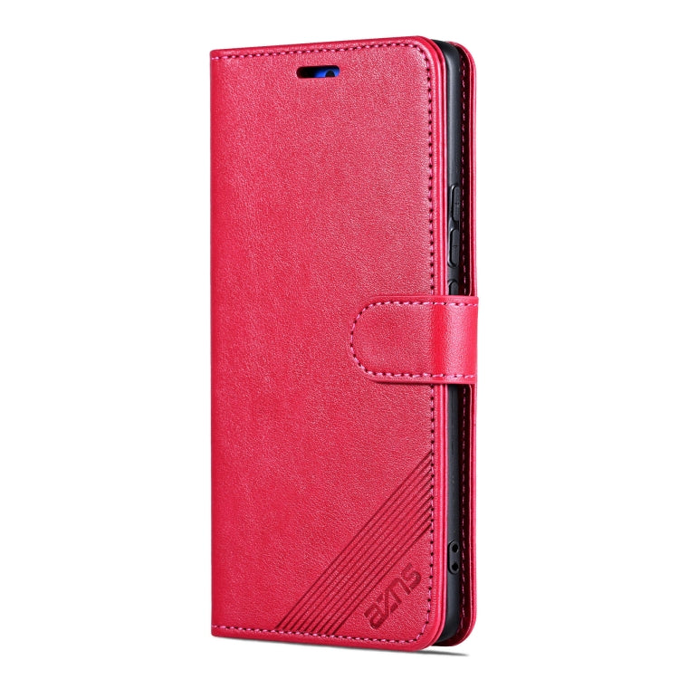 For Huawei Pura 70 Pro / 70 Pro+ AZNS Sheepskin Texture Flip Leather Phone Case(Red)