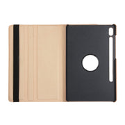 For Samsung Galaxy Tab S9 360 Degrees Rotation Holder Litchi Texture Leather Tablet Case(Black)