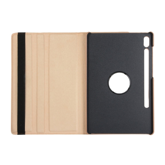 For Samsung Galaxy Tab S10 FE / S9 FE / S9 Litchi Texture 360 Degrees Rotation Holder Leather Tablet Case(Orange)