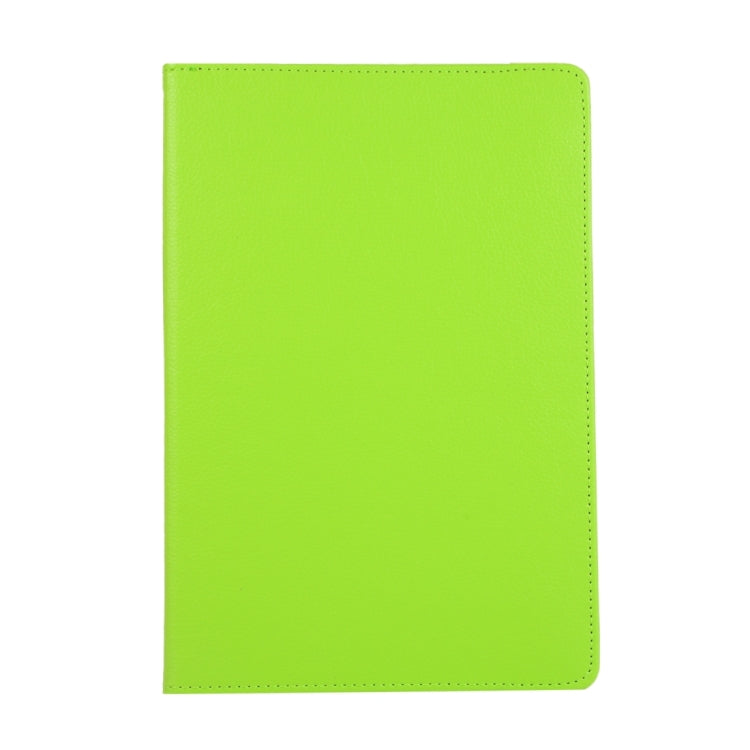 For Samsung Galaxy Tab S10 FE / S9 FE / S9 Litchi Texture 360 Degrees Rotation Holder Leather Tablet Case(Green)