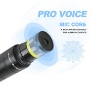 XTUGA A140-B Wireless Microphone System 4 BodyPack Headset Lavalier Microphone(UK Plug)