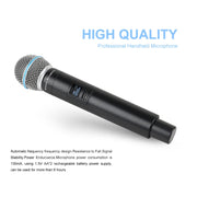 XTUGA A140-B Wireless Microphone System 4 BodyPack Headset Lavalier Microphone(UK Plug)