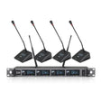 XTUGA A140-C Wireless Microphone System 4-Channel UHF Four Conference Mics(EU Plug) - Microphone by XTUGA | Online Shopping South Africa | PMC Jewellery | Buy Now Pay Later Mobicred