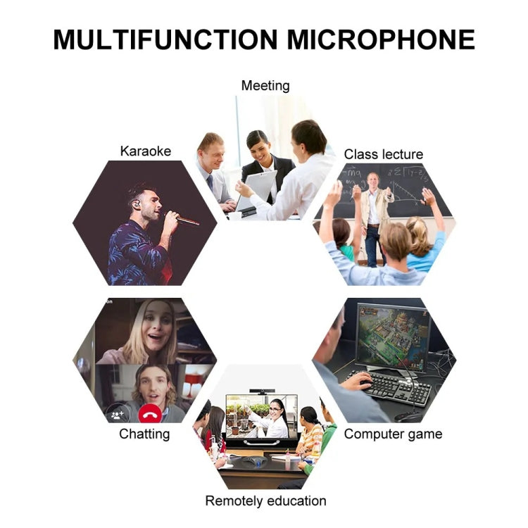 XTUGA A140-C Wireless Microphone System 4-Channel UHF Four Conference Mics(EU Plug)