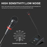 XTUGA A140-C Wireless Microphone System 4-Channel UHF Four Conference Mics(EU Plug)