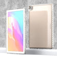For Huawei MatePad T10 / T10S Clear Acrylic Shockproof Tablet Case(White) - Huawei by PMC TechLife | Online Shopping South Africa | PMC TechLife | Buy Now Pay Later Mobicred