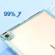 For Huawei MatePad T10 / T10S Clear Acrylic Shockproof Tablet Case(Black)