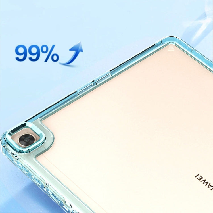 For Huawei MatePad T10 / T10S Clear Acrylic Shockproof Tablet Case(Black)