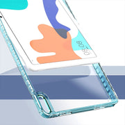 For Huawei MatePad 10.4 Clear Acrylic Shockproof Tablet Case(Baby Blue)