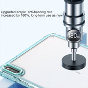 For Huawei MatePad 10.4 Clear Acrylic Shockproof Tablet Case(Baby Blue)