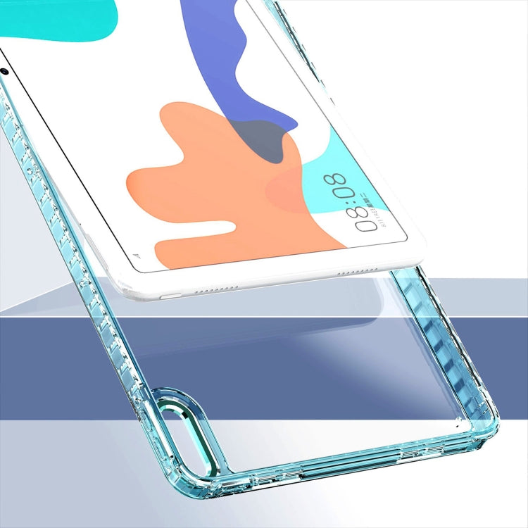 For Huawei MatePad 10.4 Clear Acrylic Shockproof Tablet Case(White)