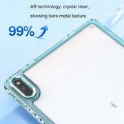 For Huawei MatePad 10.4 Clear Acrylic Shockproof Tablet Case(White)