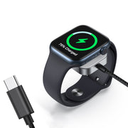 For Apple Watch Type-C Interface Magnetic Charger(Silver)