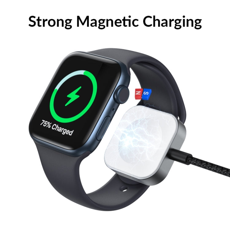 For Apple Watch Type-C Interface Magnetic Charger(Silver)