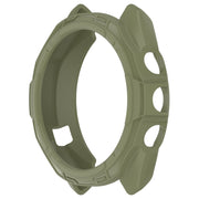 For Garmin Approach S70 42mm Armor Hollow Watch Protective Case(Green)