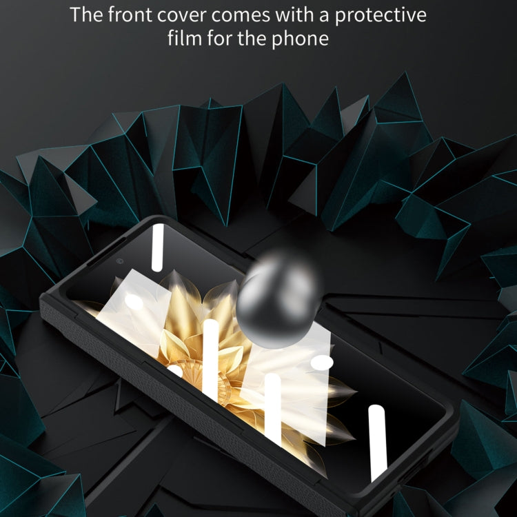 For Honor Magic V2 Shield Series Integrated Folding Phone Case(Gold)