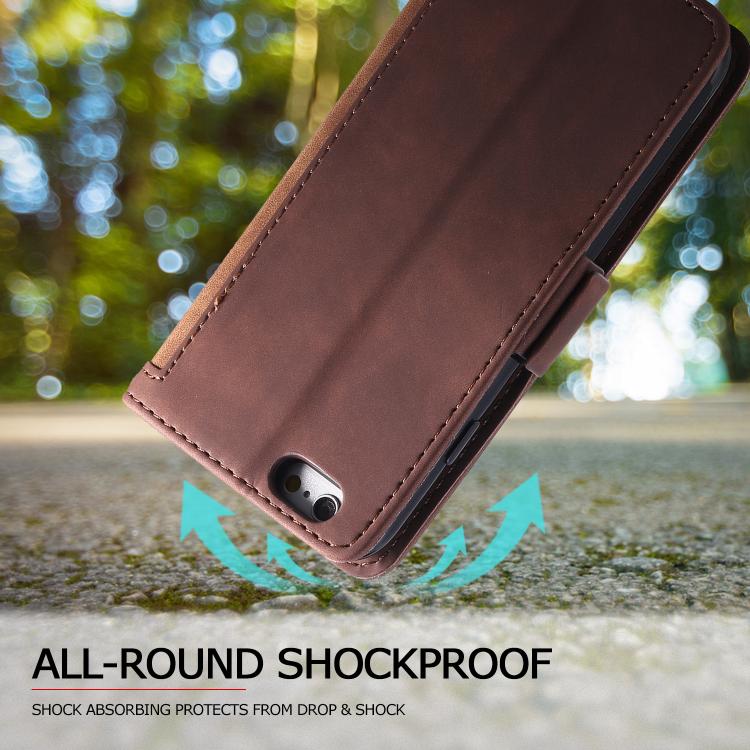 For iPhone 16e Retro Splicing Horizontal Flip Leather Phone Case(Brown)