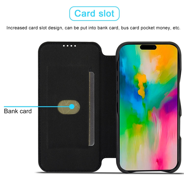 For iPhone 16 Plus LC.IMEEKE Hon Ancient Series Flip Leather Phone Case(Black)