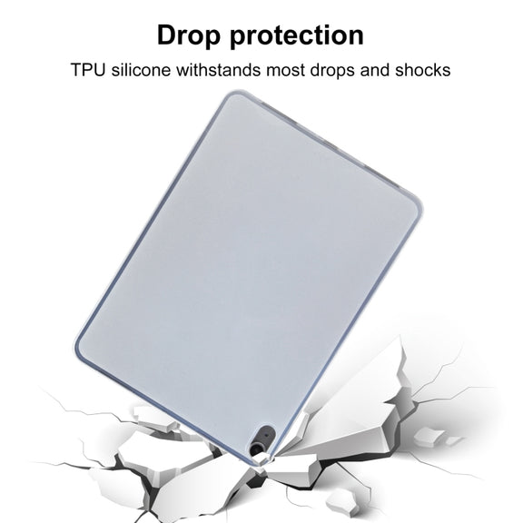 For Samsung Galaxy Tab S9 FE+ TPU Tablet Case(Frosted Clear)