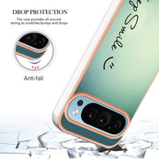 For Google Pixel 9 / 9 Pro Electroplating Dual-side IMD Phone Case(Smile)
