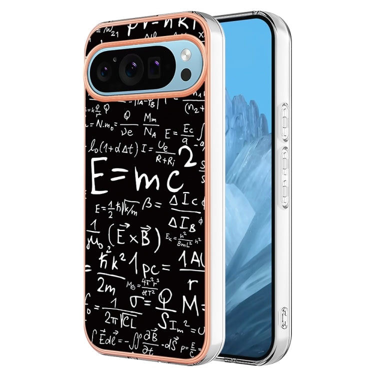 For Google Pixel 9 / 9 Pro Electroplating Dual-side IMD Phone Case(Equation)