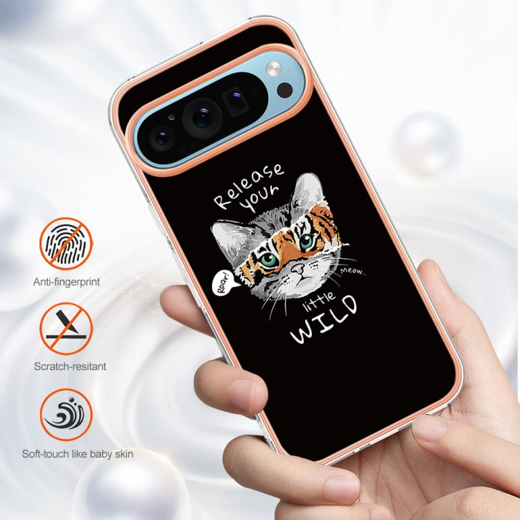 For Google Pixel 9 / 9 Pro Electroplating Dual-side IMD Phone Case(Natural Growth)