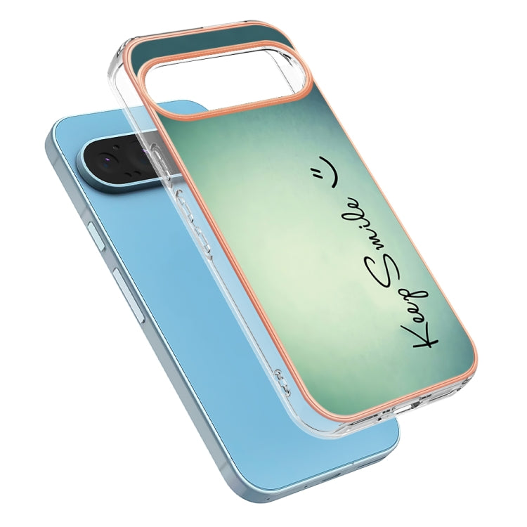 For Google Pixel 9 Pro XL Electroplating Dual-side IMD Phone Case(Smile)