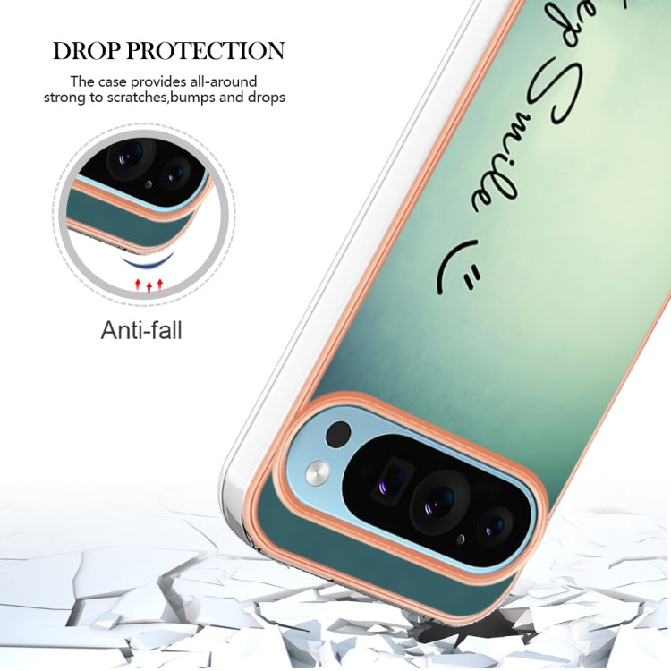 For Google Pixel 9 Pro XL Electroplating Dual-side IMD Phone Case(Smile)