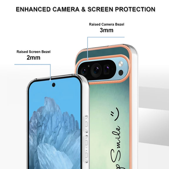 For Google Pixel 9 Pro XL Electroplating Dual-side IMD Phone Case(Smile)