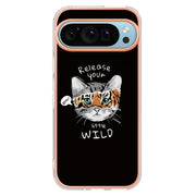 For Google Pixel 9 Pro XL Electroplating Dual-side IMD Phone Case(Natural Growth)