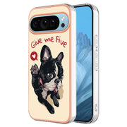 For Google Pixel 9 Pro XL Electroplating Dual-side IMD Phone Case(Lucky Dog)