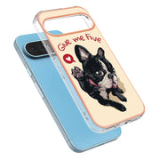 For Google Pixel 9 Pro XL Electroplating Dual-side IMD Phone Case(Lucky Dog)