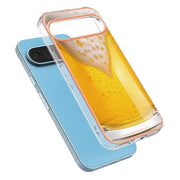 For Google Pixel 9 Pro XL Electroplating Dual-side IMD Phone Case(Draft Beer)
