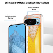 For Google Pixel 9 Pro XL Electroplating Dual-side IMD Phone Case(Draft Beer)