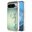 For Google Pixel 9 / 9 Pro Electroplating Dual-side IMD Phone Case with Ring Holder(Smile) - Google Cases by PMC TechLife | Online Shopping South Africa | PMC TechLife | Buy Now Pay Later Mobicred