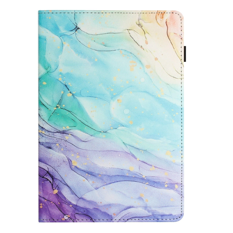 For iPad Pro 11 2024 Sewing Litchi Texture Smart Leather Tablet Case(Oil Painting)