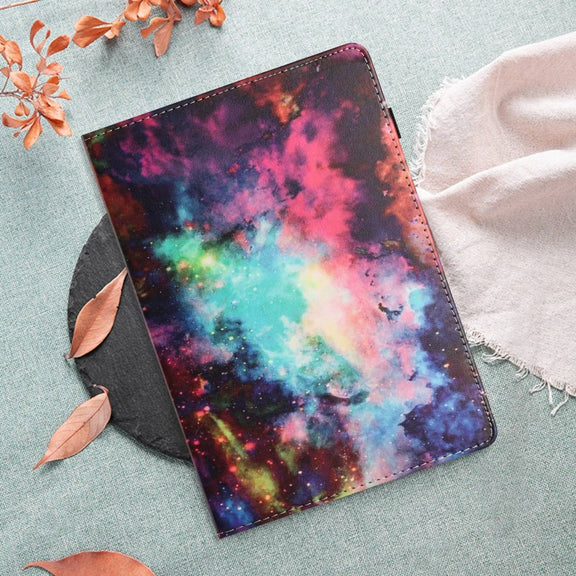 For iPad Pro 11 2024 Sewing Litchi Texture Smart Leather Tablet Case(Starry Sky)